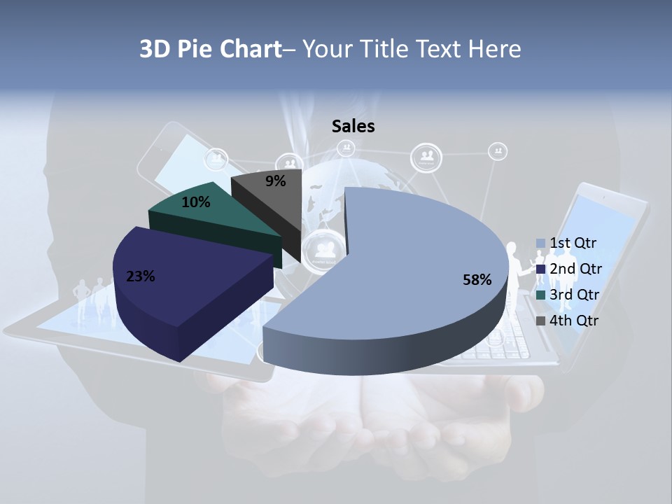 Calculator Mail Tech PowerPoint Template
