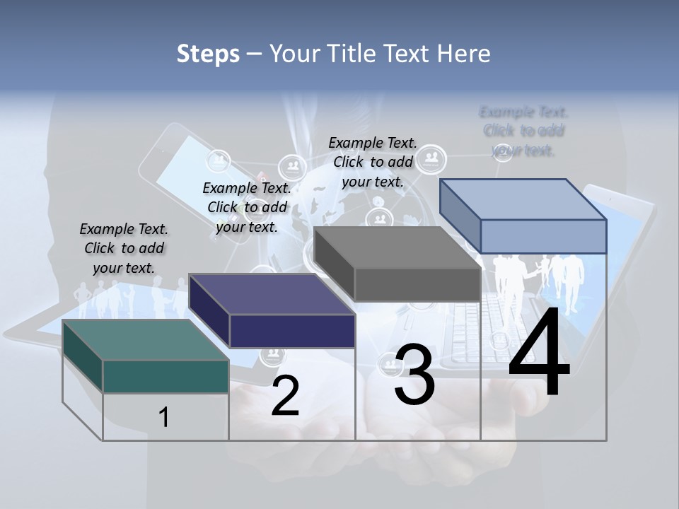 Calculator Mail Tech PowerPoint Template