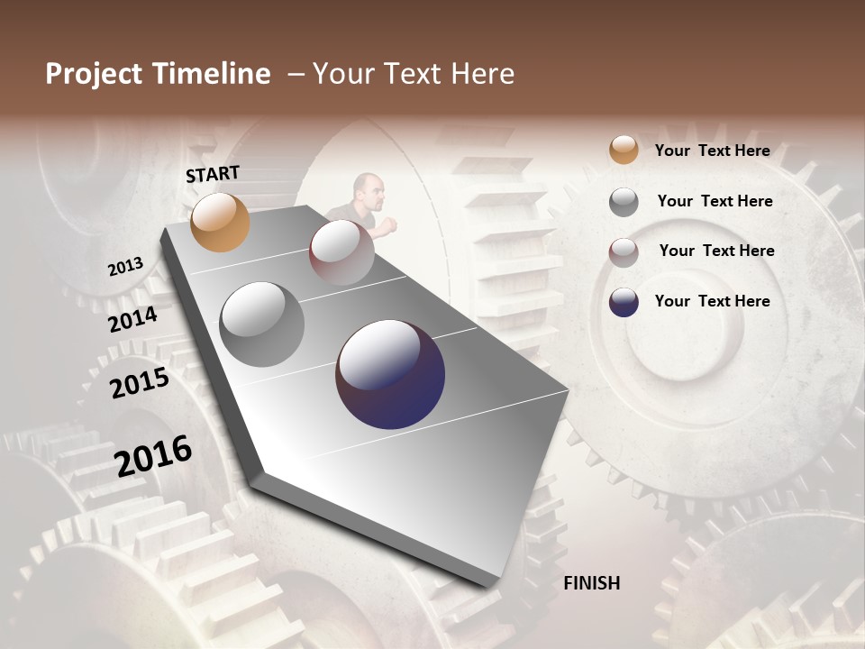 Smile Casual Run PowerPoint Template