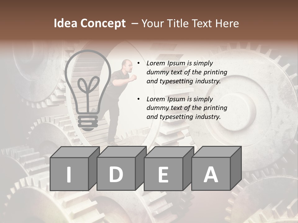 Smile Casual Run PowerPoint Template