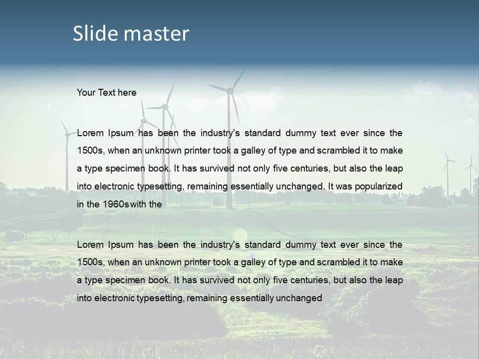 Wheel Environmental Generate PowerPoint Template