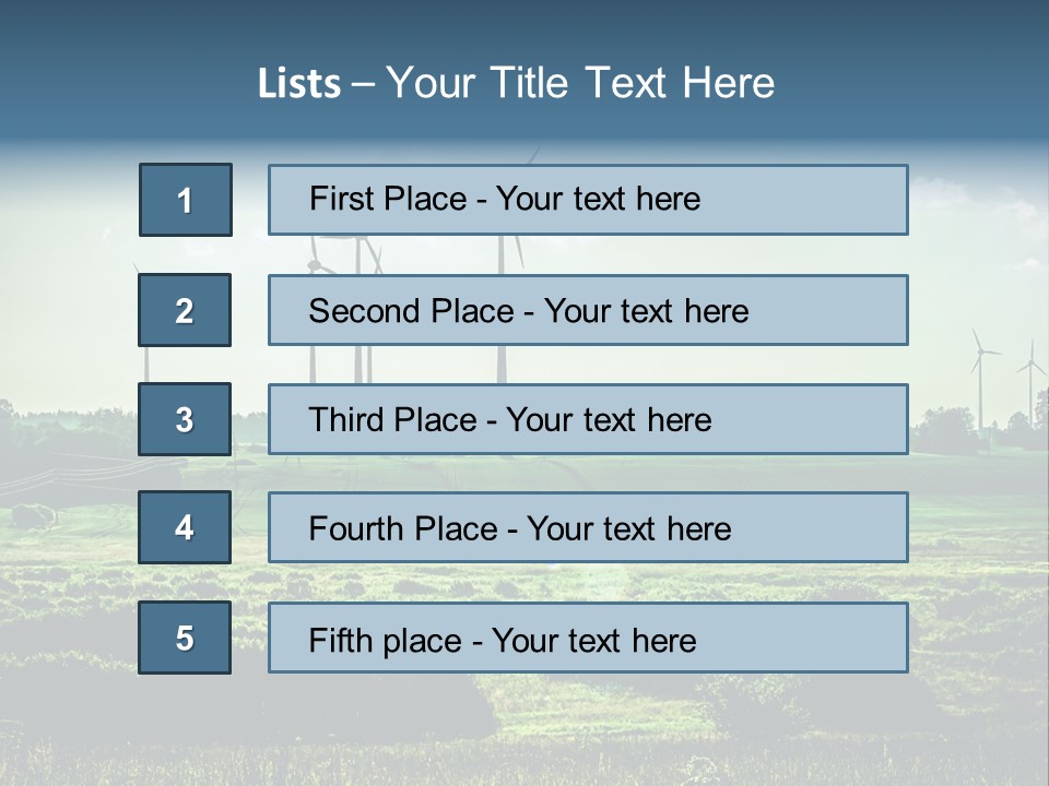 Wheel Environmental Generate PowerPoint Template
