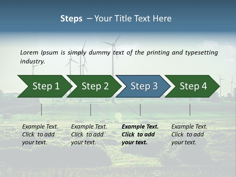 Wheel Environmental Generate PowerPoint Template