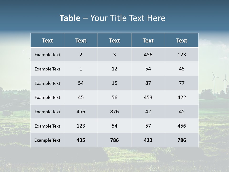 Wheel Environmental Generate PowerPoint Template