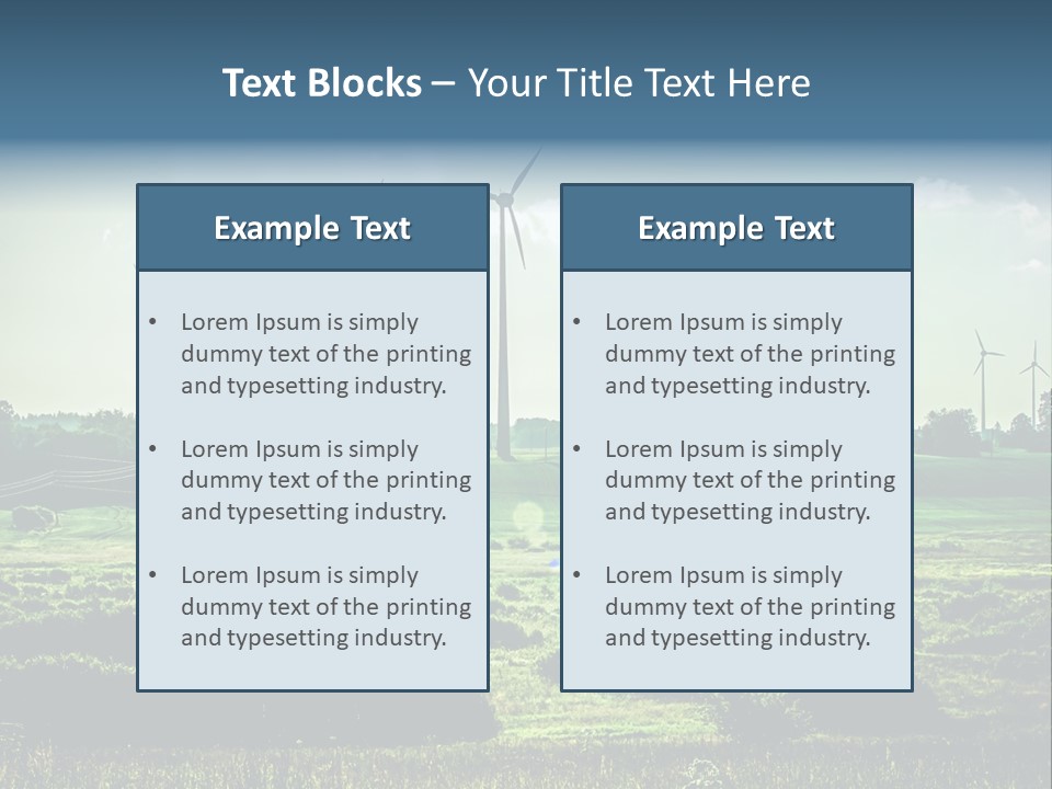 Wheel Environmental Generate PowerPoint Template
