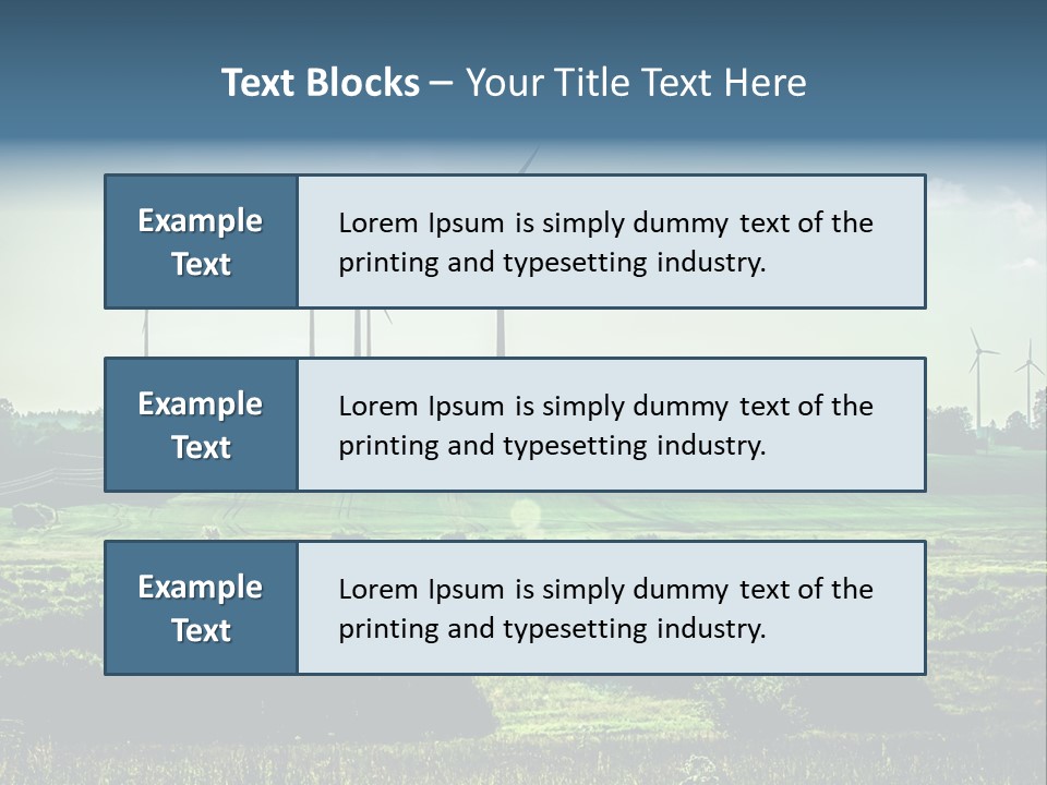Wheel Environmental Generate PowerPoint Template