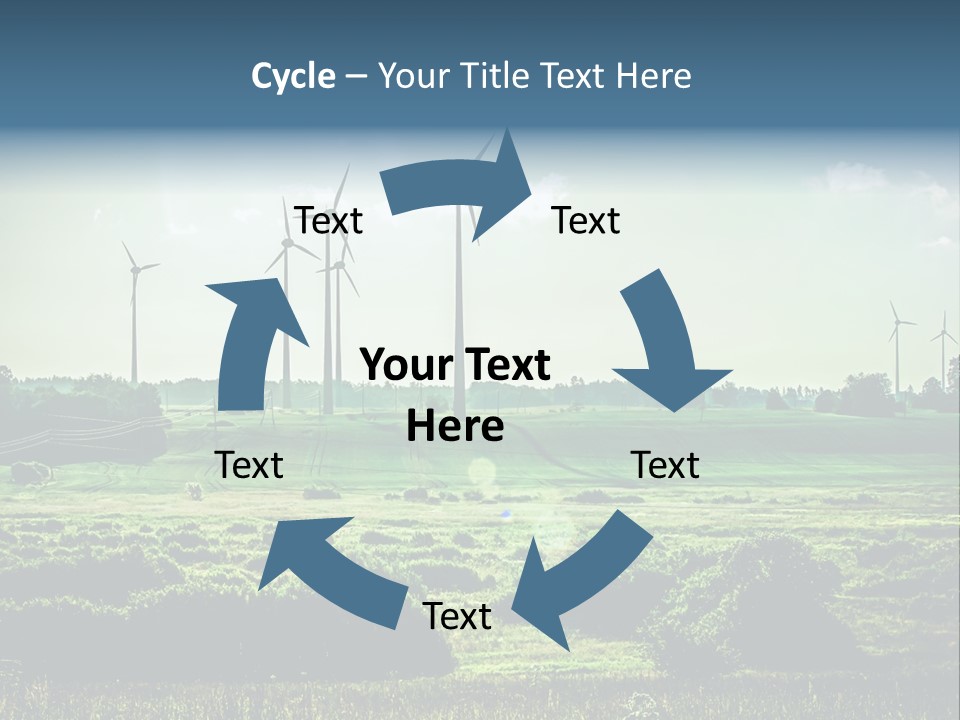 Wheel Environmental Generate PowerPoint Template