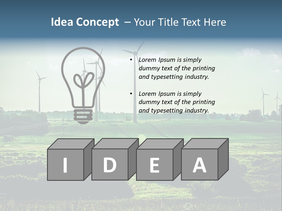 Wheel Environmental Generate PowerPoint Template