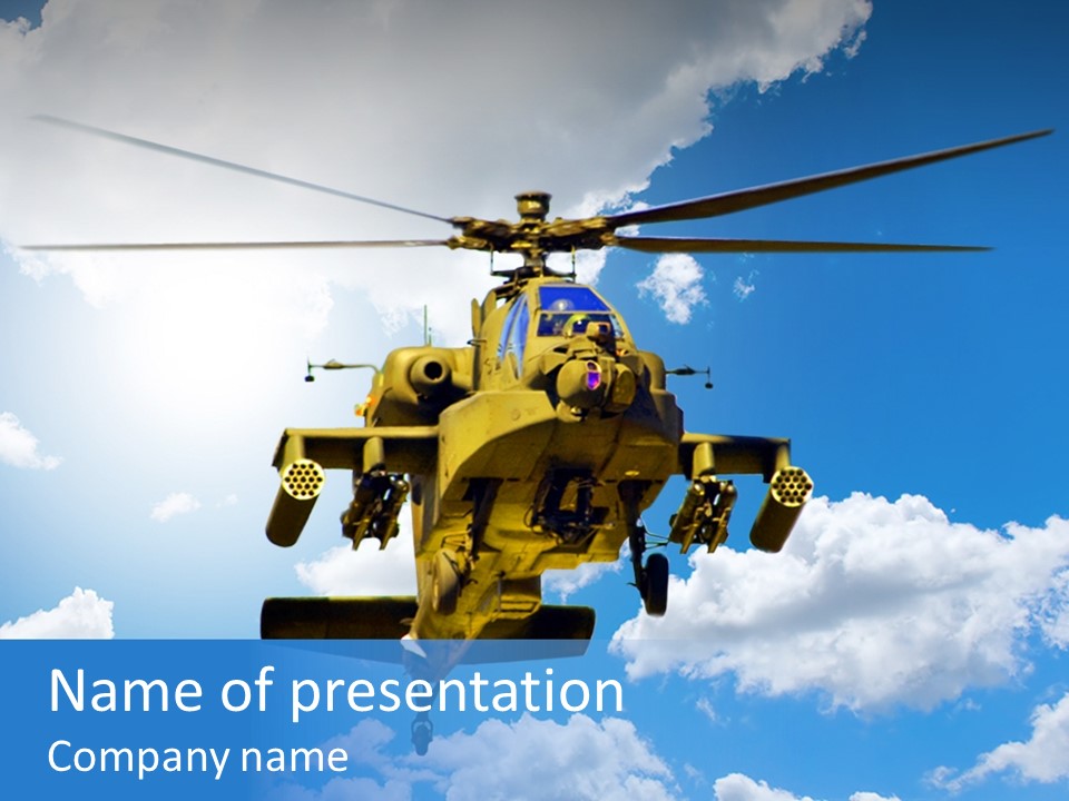 Interceptor Airport Nato PowerPoint Template