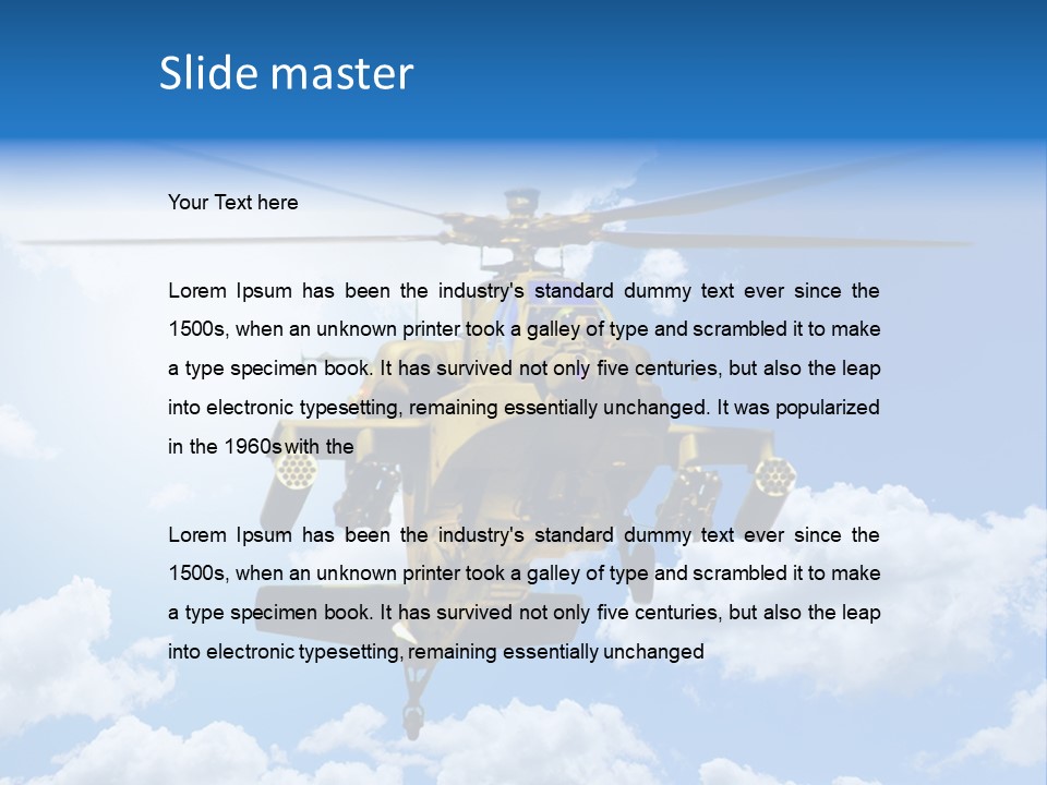 Interceptor Airport Nato PowerPoint Template