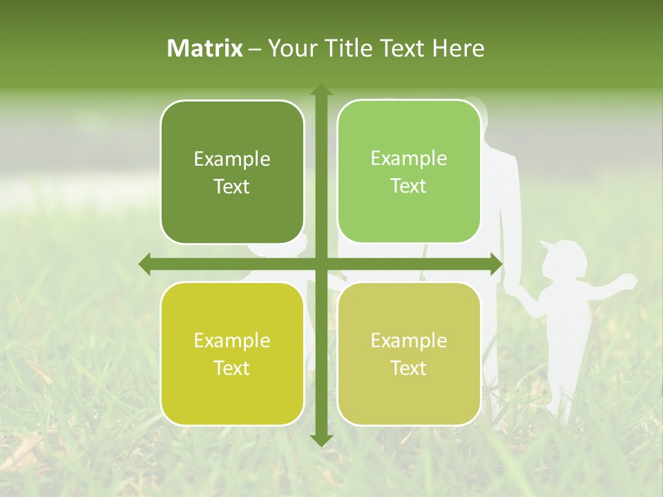 Adopting Chain Men PowerPoint Template