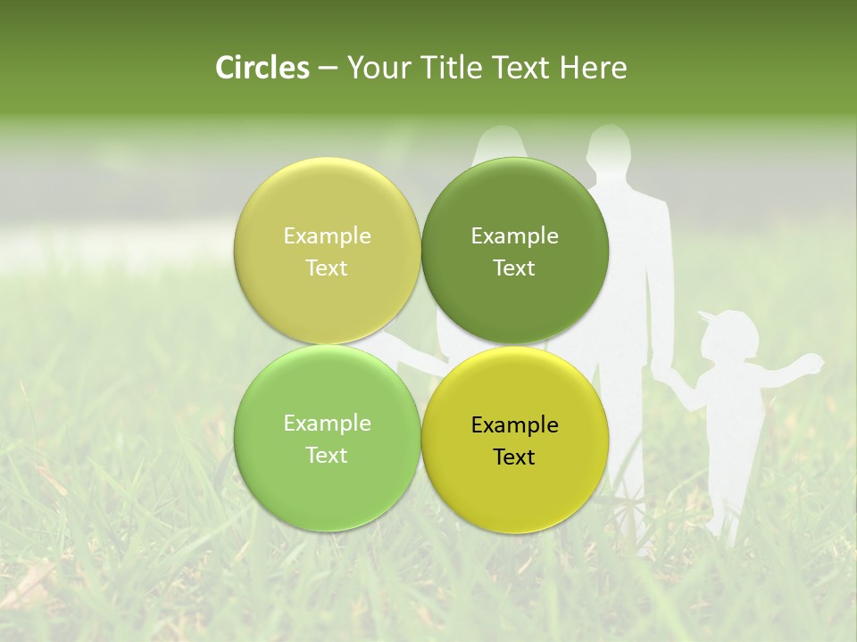 Adopting Chain Men PowerPoint Template