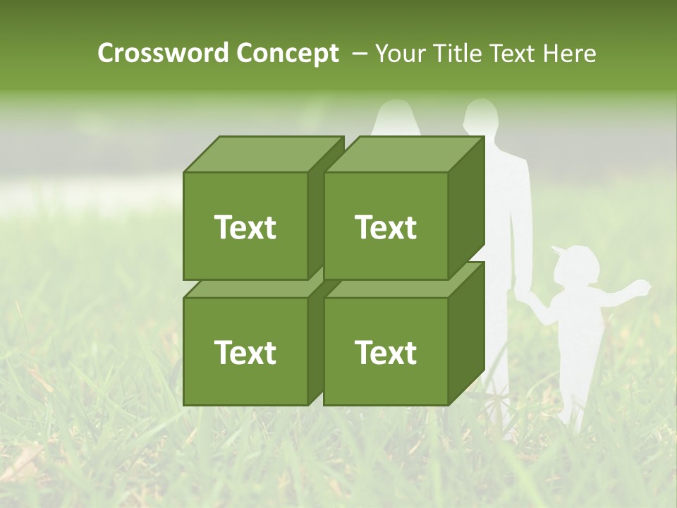 Adopting Chain Men PowerPoint Template