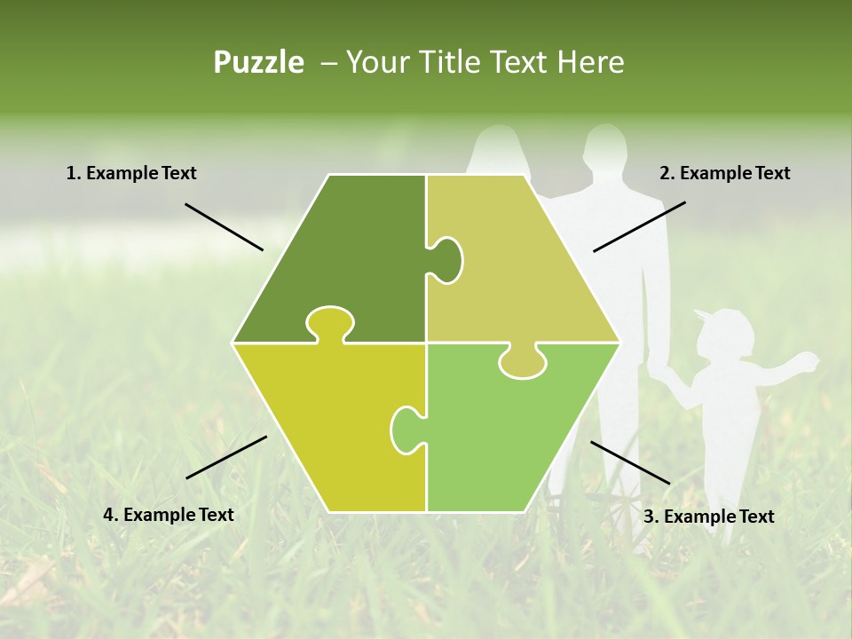 Adopting Chain Men PowerPoint Template