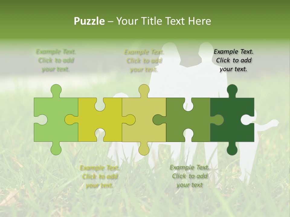 Adopting Chain Men PowerPoint Template