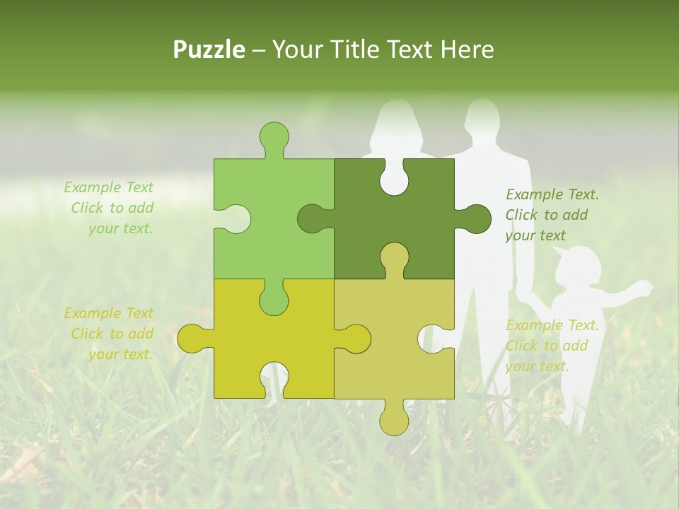 Adopting Chain Men PowerPoint Template