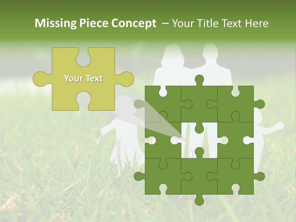 Adopting Chain Men PowerPoint Template