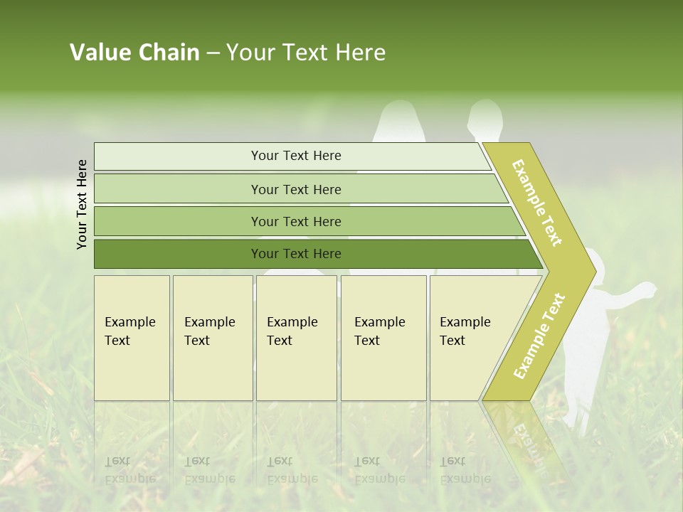 Adopting Chain Men PowerPoint Template