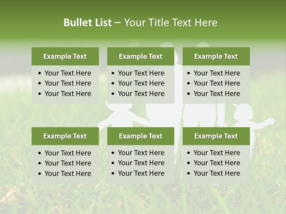 Adopting Chain Men PowerPoint Template