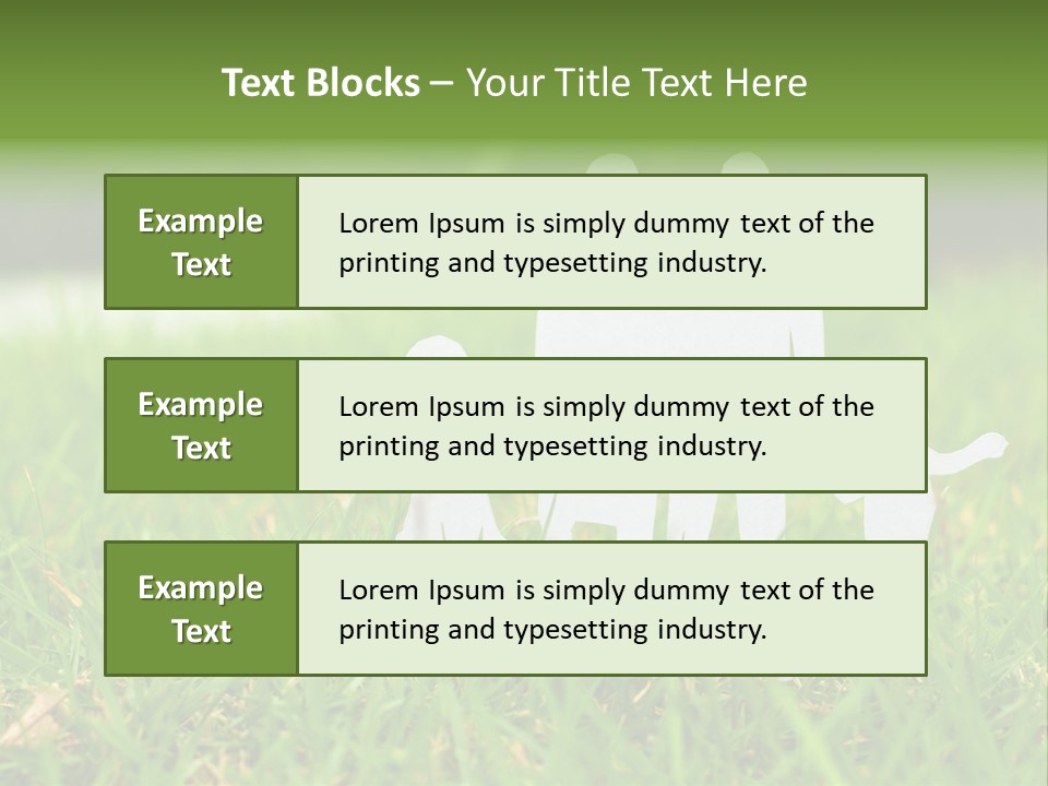 Adopting Chain Men PowerPoint Template