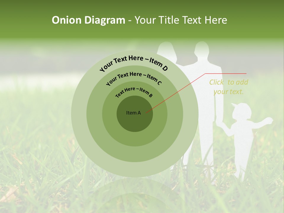 Adopting Chain Men PowerPoint Template