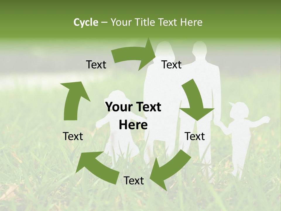 Adopting Chain Men PowerPoint Template