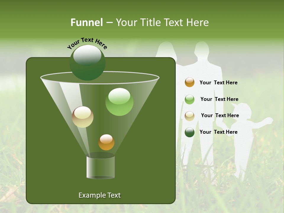 Adopting Chain Men PowerPoint Template