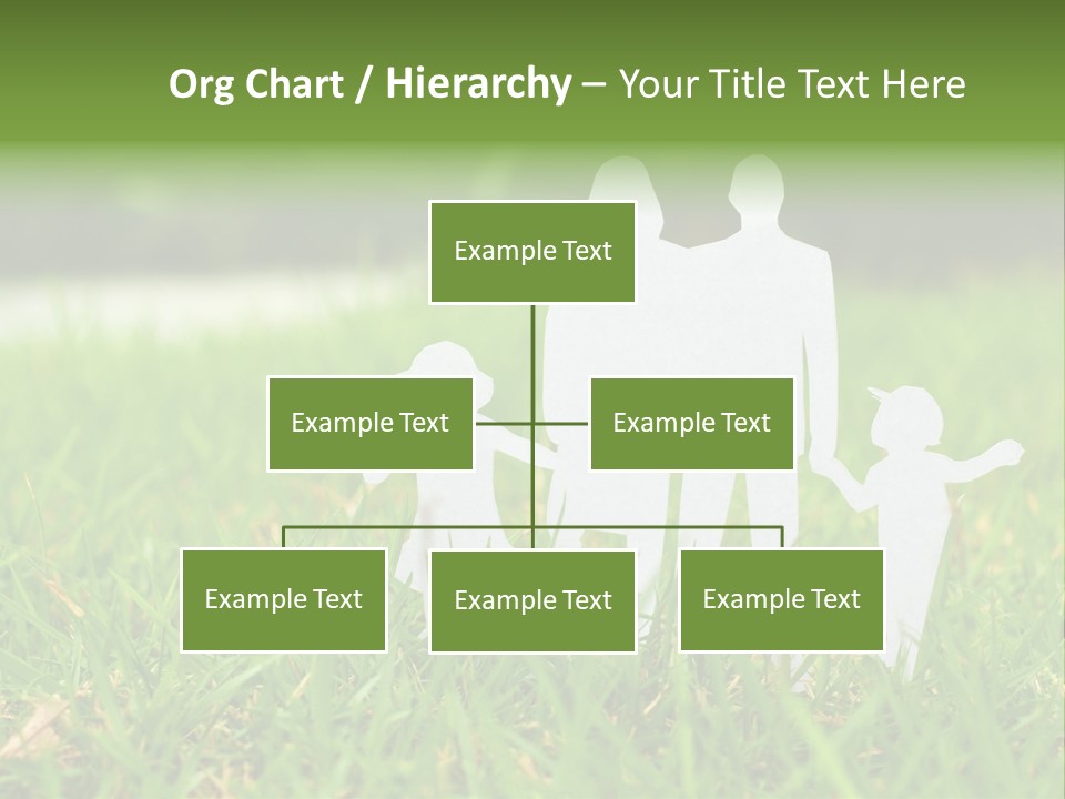 Adopting Chain Men PowerPoint Template