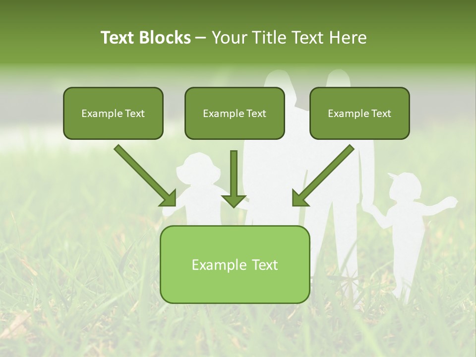Adopting Chain Men PowerPoint Template