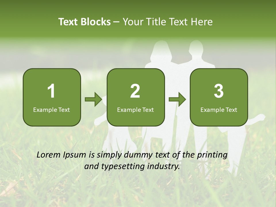 Adopting Chain Men PowerPoint Template