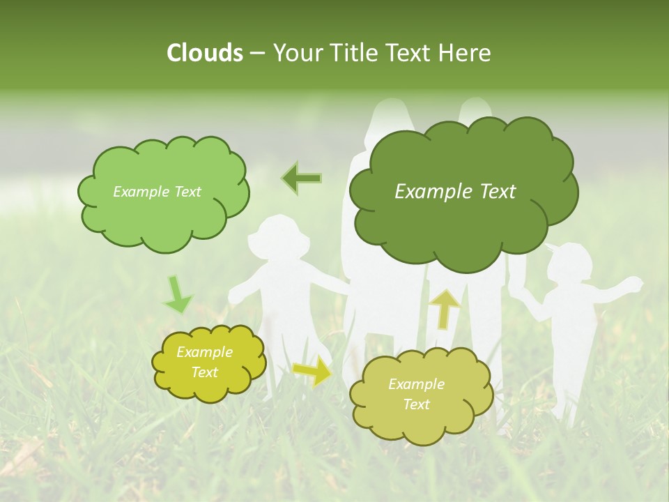 Adopting Chain Men PowerPoint Template