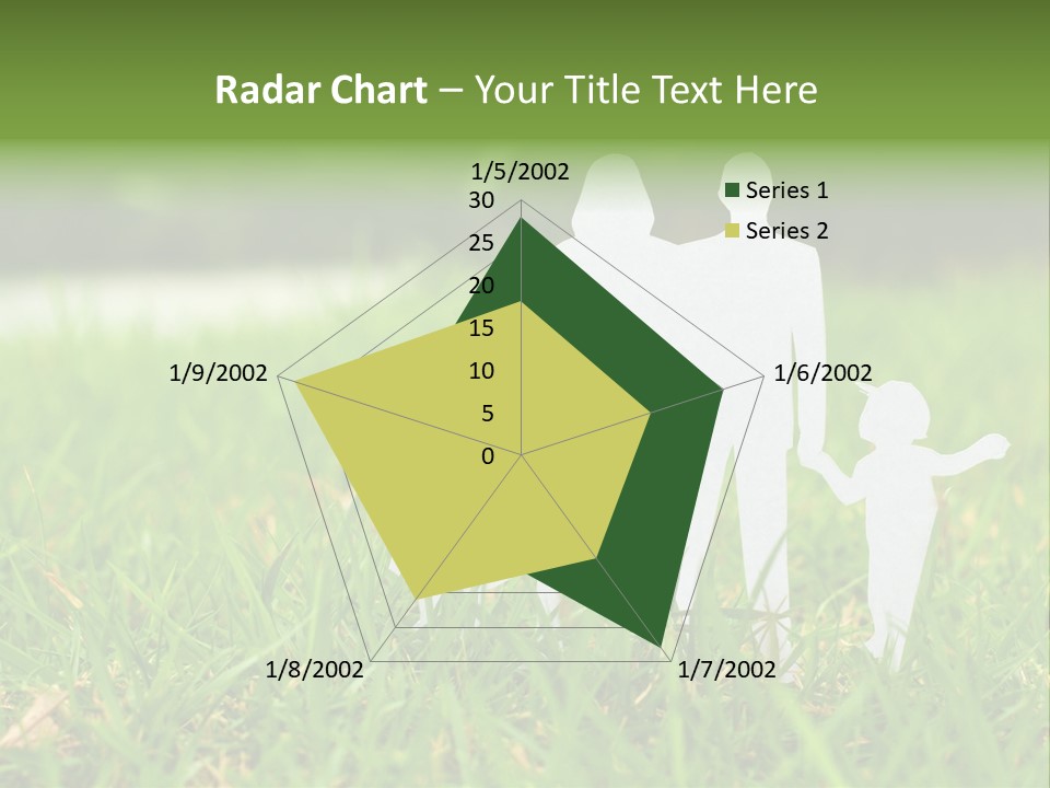 Adopting Chain Men PowerPoint Template