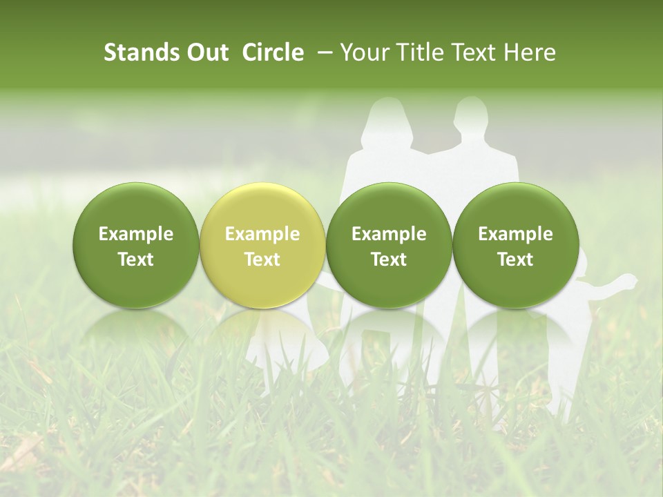 Adopting Chain Men PowerPoint Template