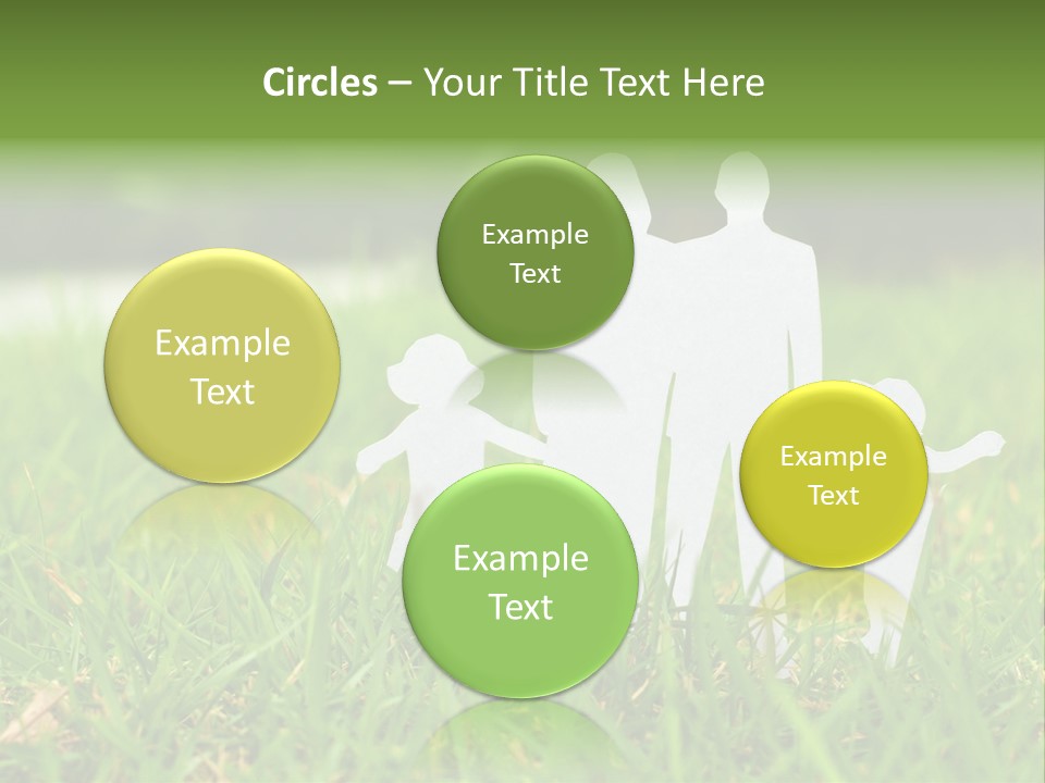 Adopting Chain Men PowerPoint Template