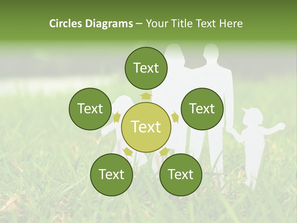 Adopting Chain Men PowerPoint Template