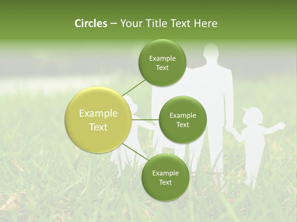 Adopting Chain Men PowerPoint Template