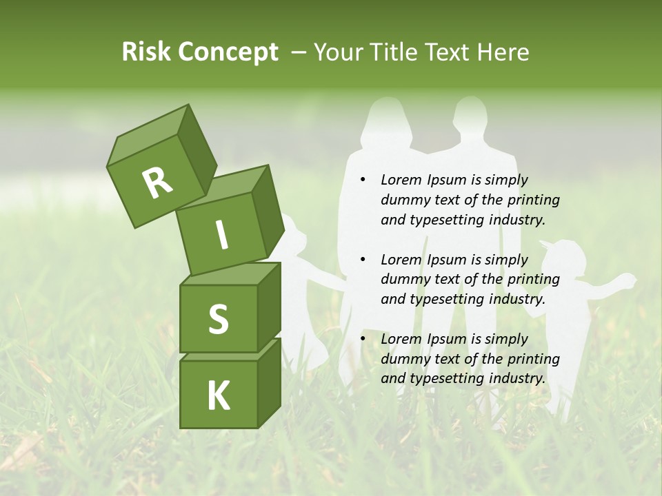 Adopting Chain Men PowerPoint Template