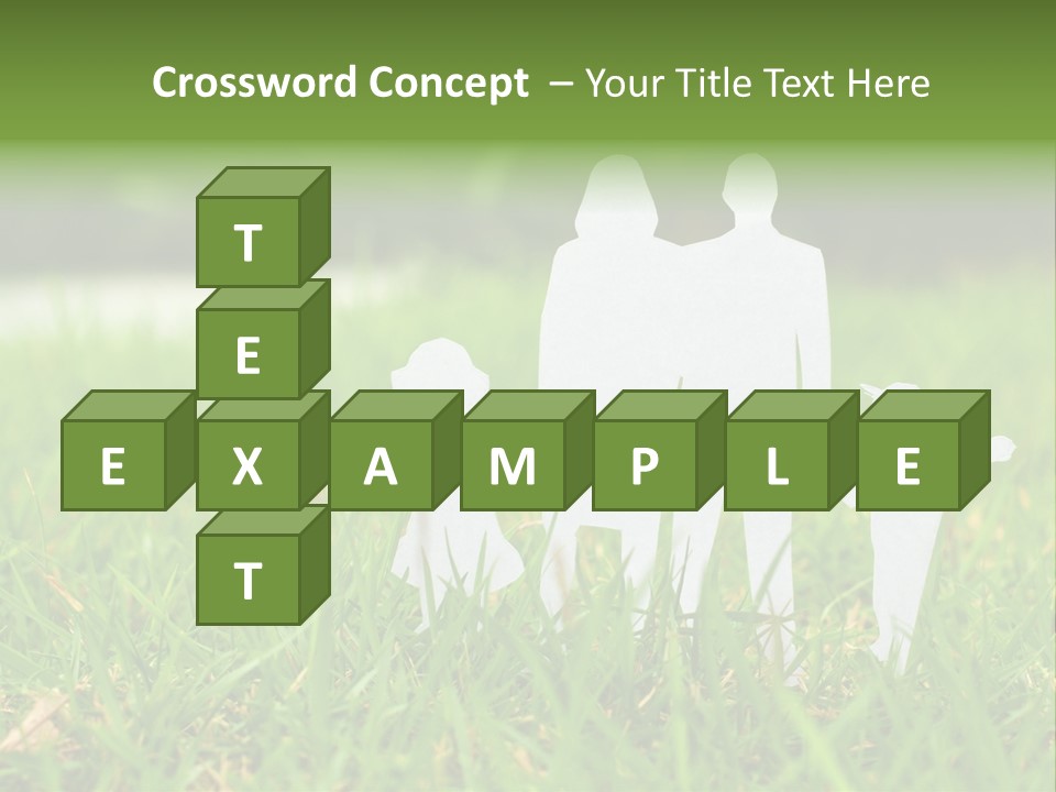 Adopting Chain Men PowerPoint Template