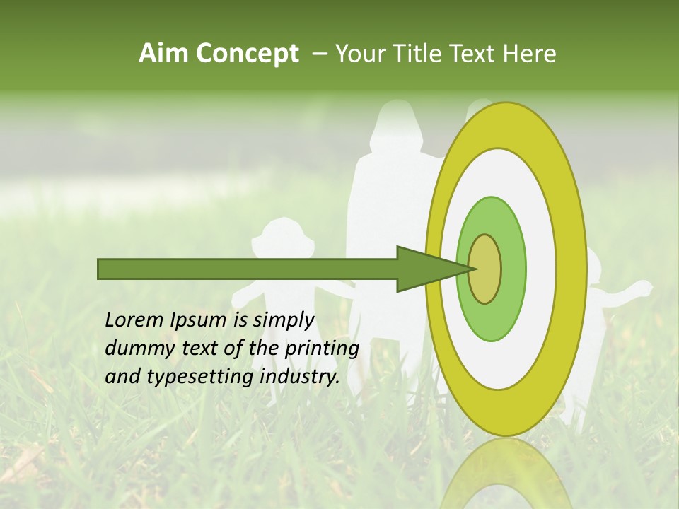 Adopting Chain Men PowerPoint Template