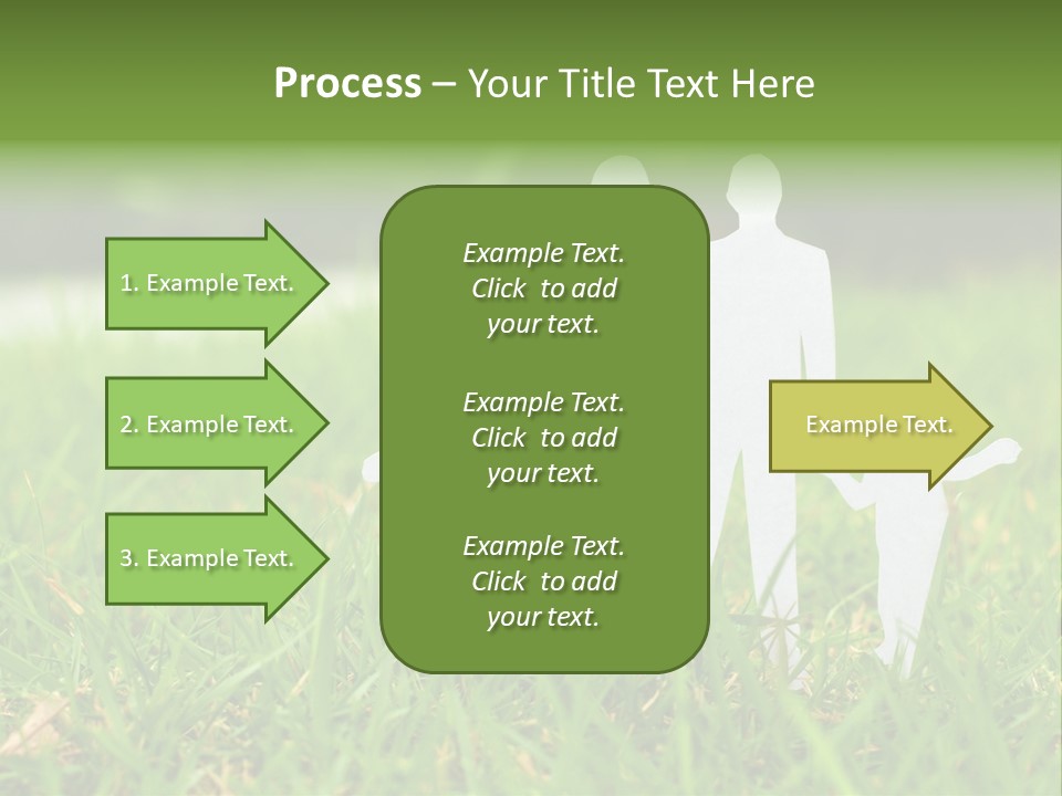 Adopting Chain Men PowerPoint Template