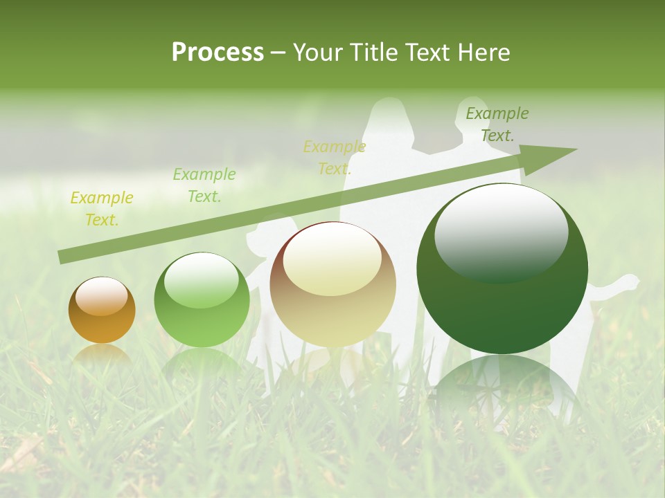 Adopting Chain Men PowerPoint Template