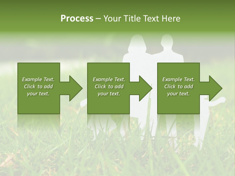 Adopting Chain Men PowerPoint Template