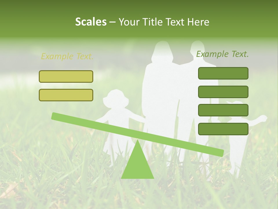 Adopting Chain Men PowerPoint Template