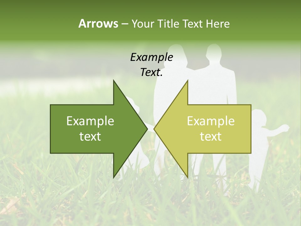 Adopting Chain Men PowerPoint Template