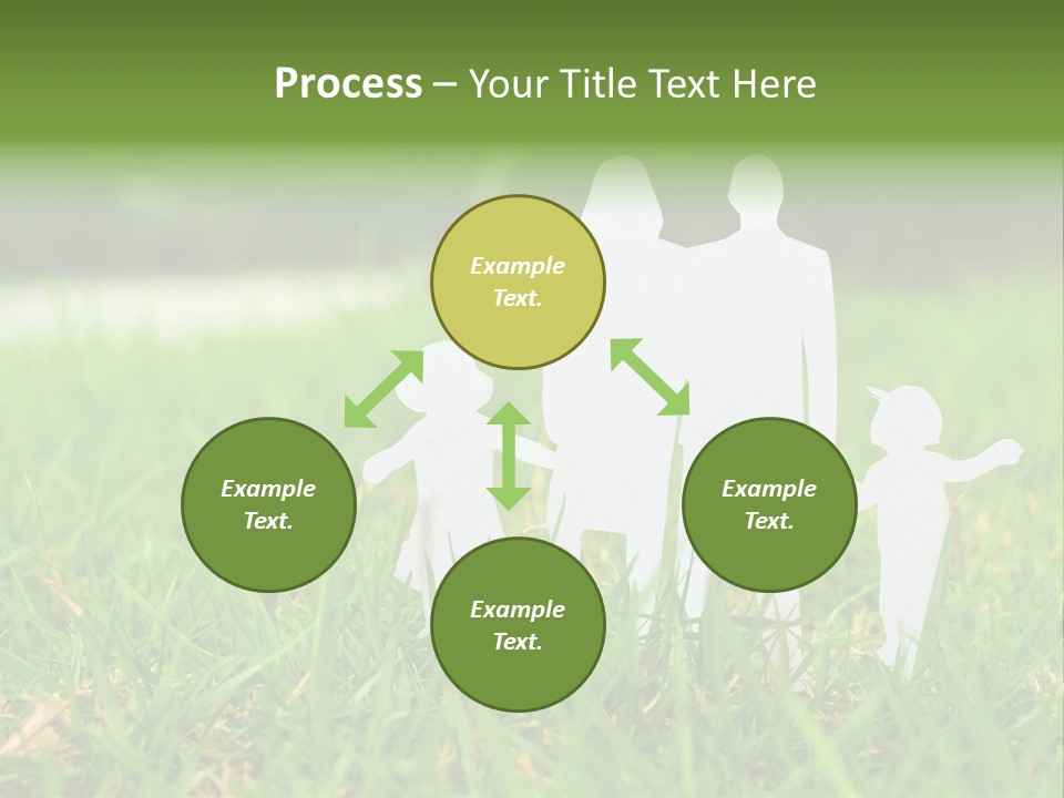 Adopting Chain Men PowerPoint Template