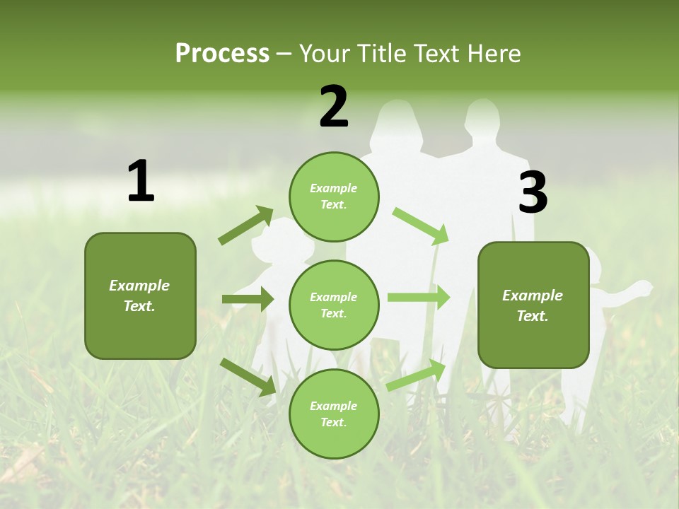 Adopting Chain Men PowerPoint Template