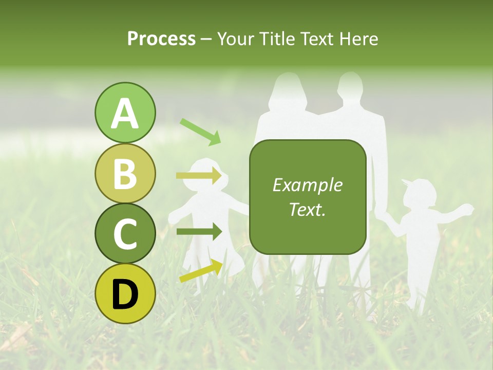 Adopting Chain Men PowerPoint Template