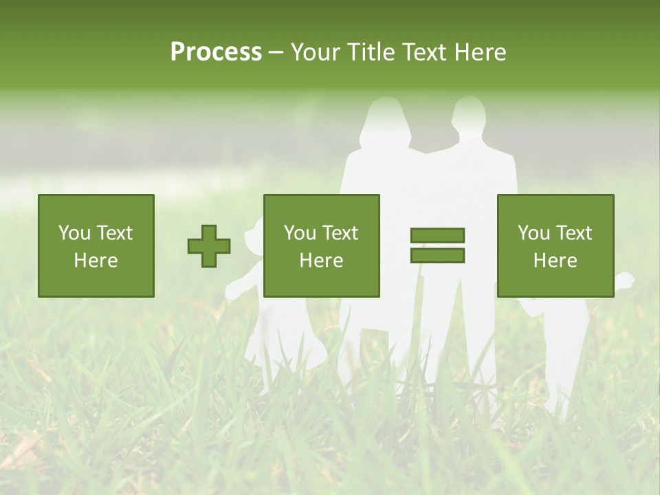 Adopting Chain Men PowerPoint Template