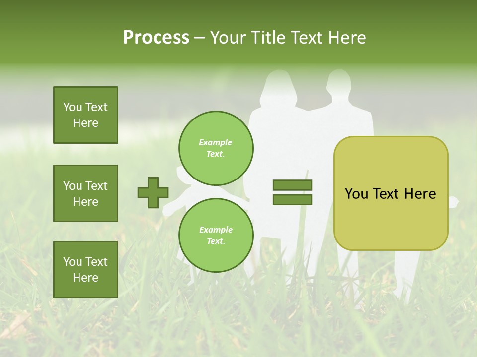 Adopting Chain Men PowerPoint Template