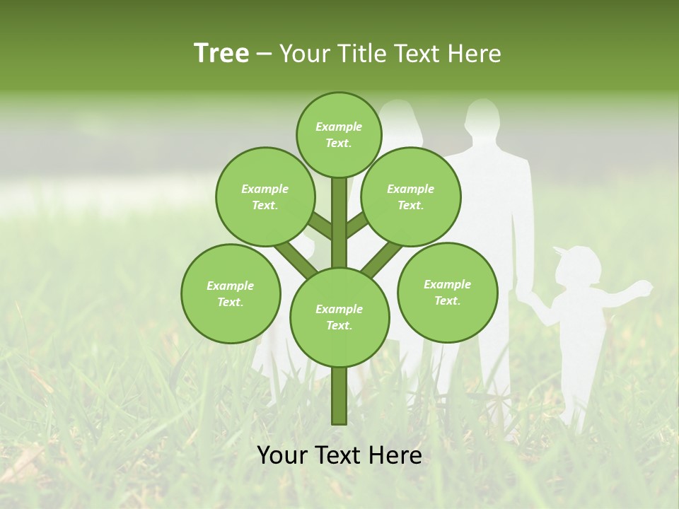 Adopting Chain Men PowerPoint Template